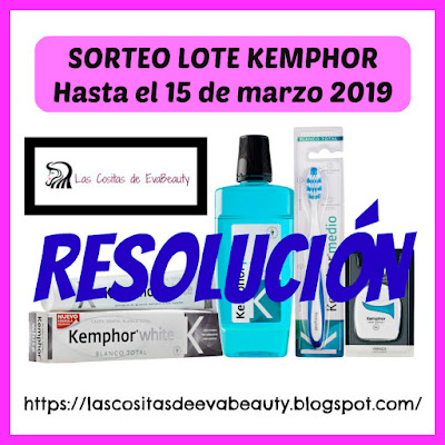 Resolución Sorteo Lote Kemphor!!!