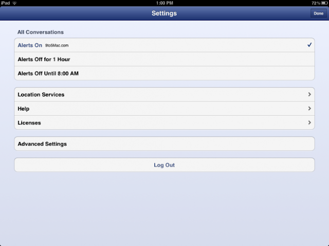 the new ipad 3 social app facebook