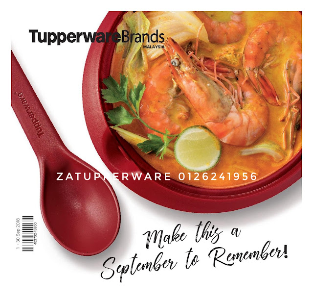 Tupperware Mini Catalogue 1st September - 30th September 2018