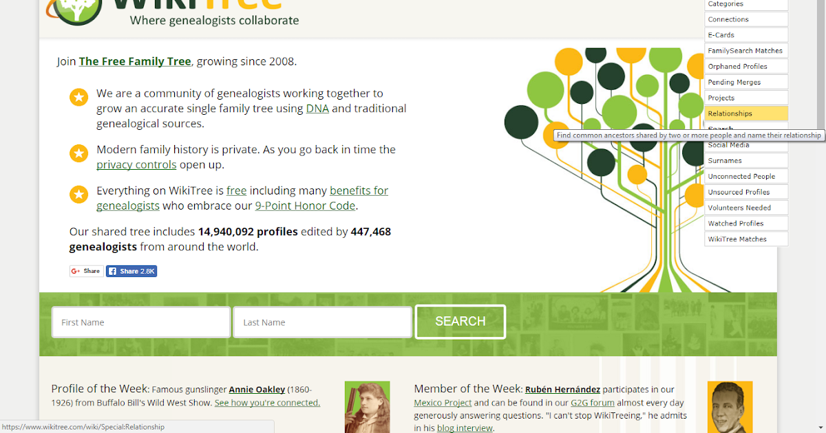 Genea-Musings: Using WikiTree to Find Relationships to Famous Persons
