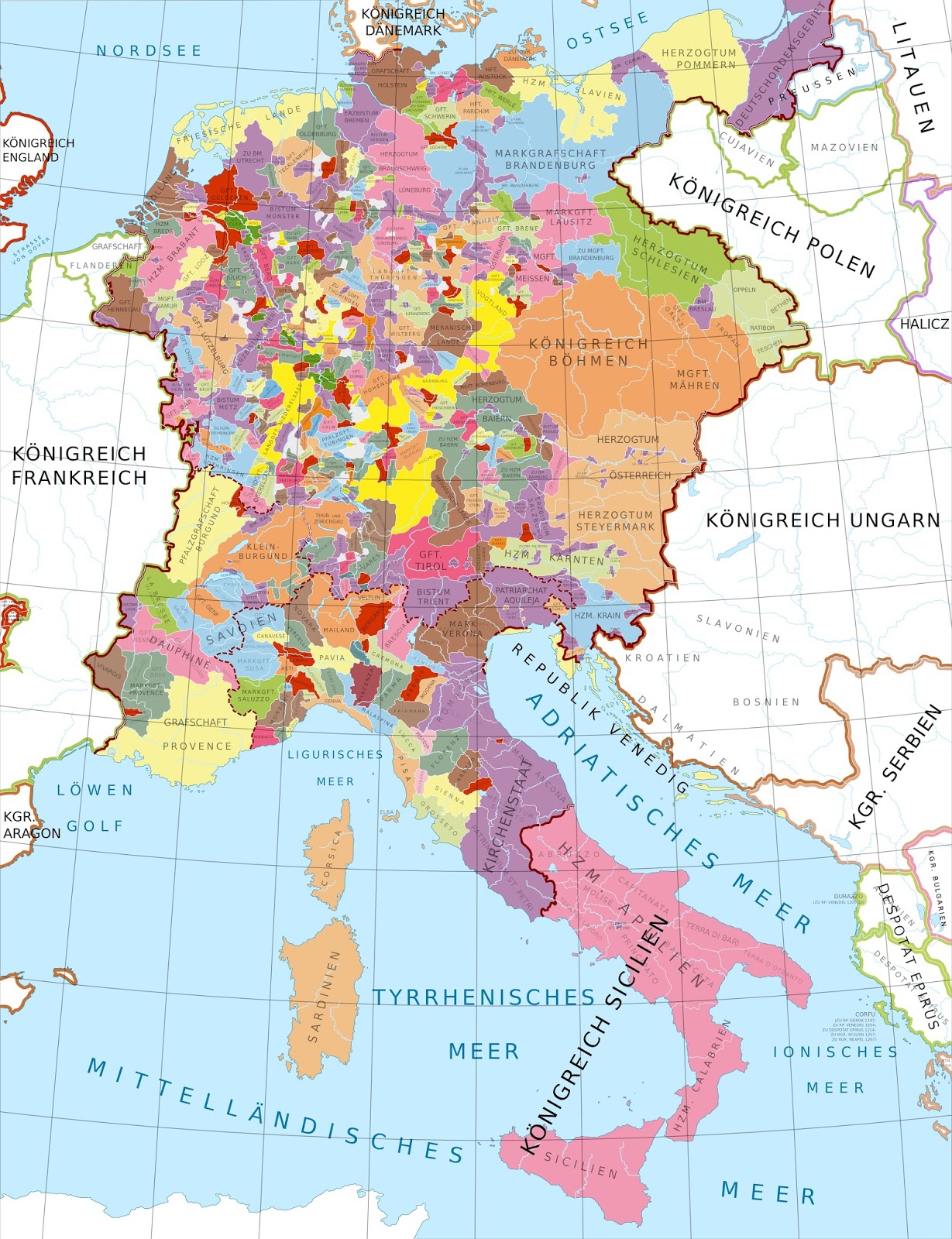 Holy Roman Empire XIII century