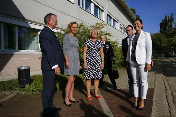 Crown Princess Victoria of Sweden and Prince Daniel of Sweden visited Swetox (Swedish Toxicology Sciences Research Center)