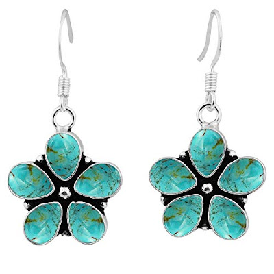 turquoise handmade dangle earrings amazon