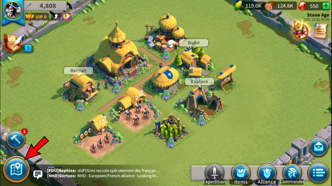 How to teleport to your alliance territory in Rise of Civilizations