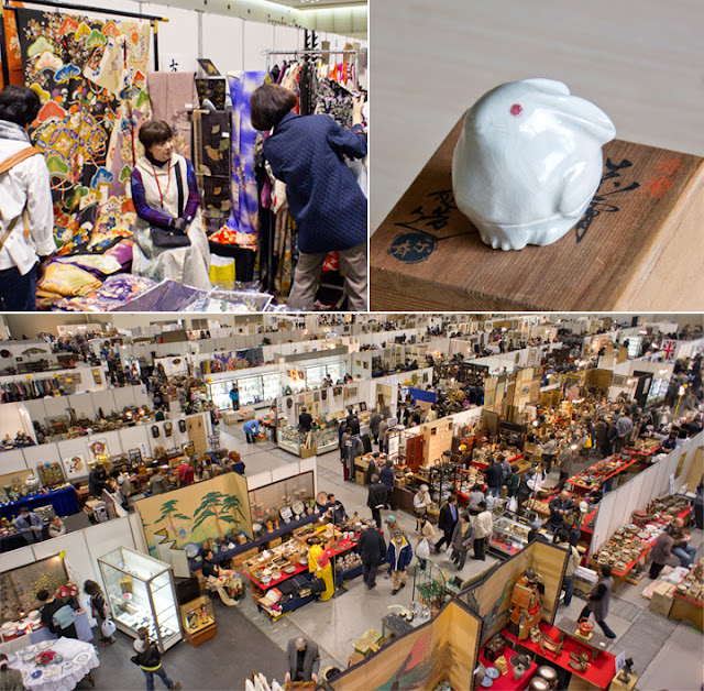 So Kyoto The biggest in Japan, the Antique Grand Fair in Kyoto