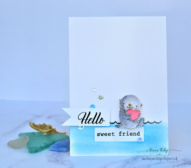 Friendship card Otter, MFT, AltENew, LIM, CAS