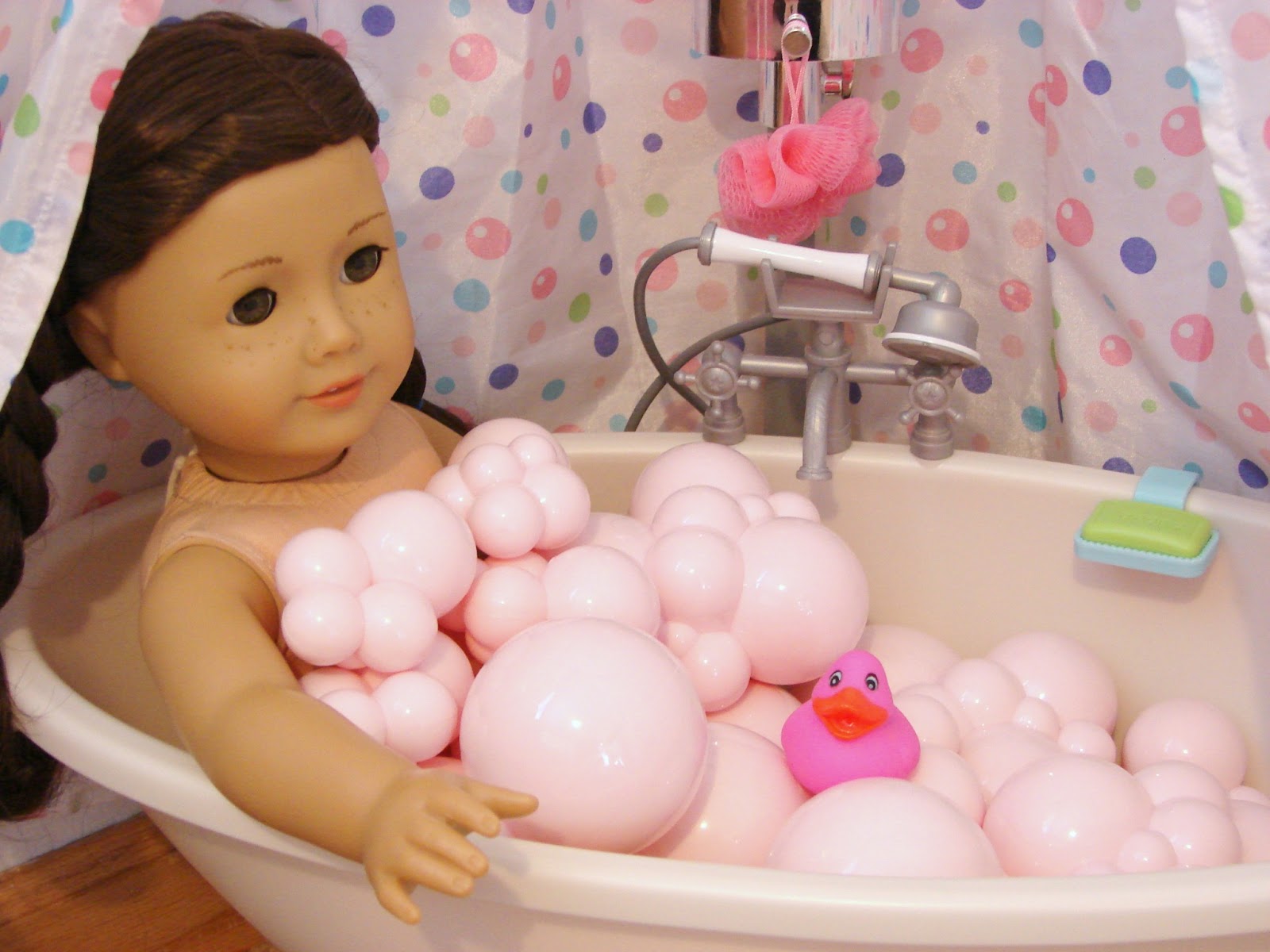 American Girl Doll Play Our Doll Play Area The Bathroom