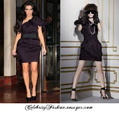 Kim Kardashian in Lanvin Dress H&M