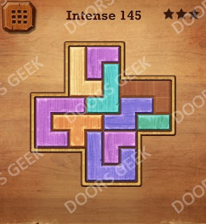 Cheats, Solutions, Walkthrough for Wood Block Puzzle Intense Level 145