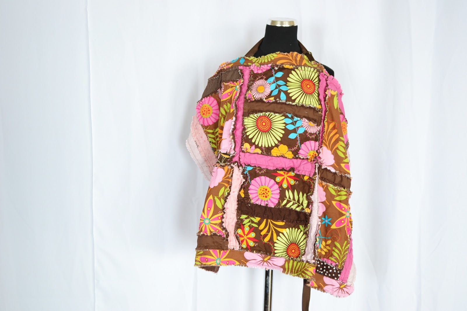 Rag Quilt Style Nursing Cover Pattern How to Sew a Nursing Cover Free