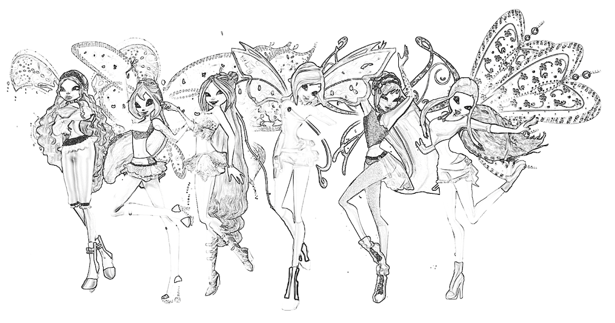 Winx Sirenix Da Colorare