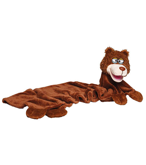 Snuggly Blanket Pet Puppet Bear Hook of the Day