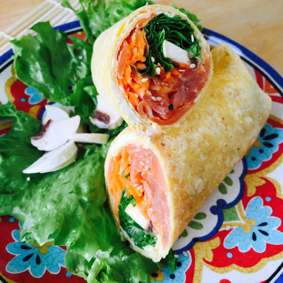 La de Mimi Wrap truite fumée & fromage frais