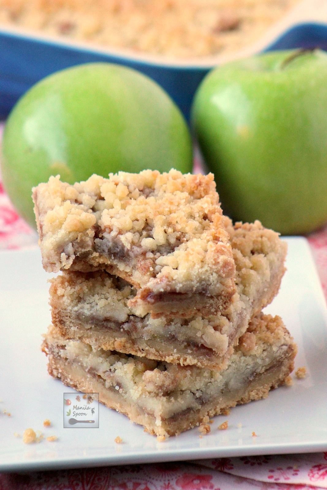 All the flavors of your favorite apple pie and the delicious Dutch-style crumb topping make these bar cookies exceptionally yummy! Easy to make as well - Dutch Apple Pie Bars!