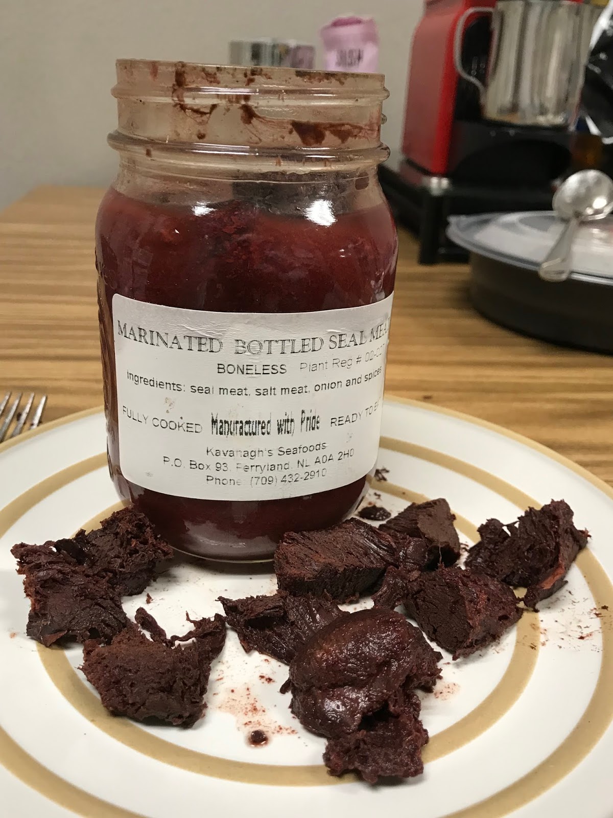 Cannundrums Marinated Bottled Seal Meat
