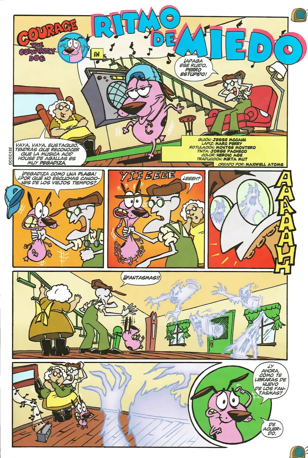 Donde Ver Agallas El Perro Cobarde PERROS Y GATOS FAMOSOS: AGALLAS (CORAJE), EL PERRO COBARDE COMIC