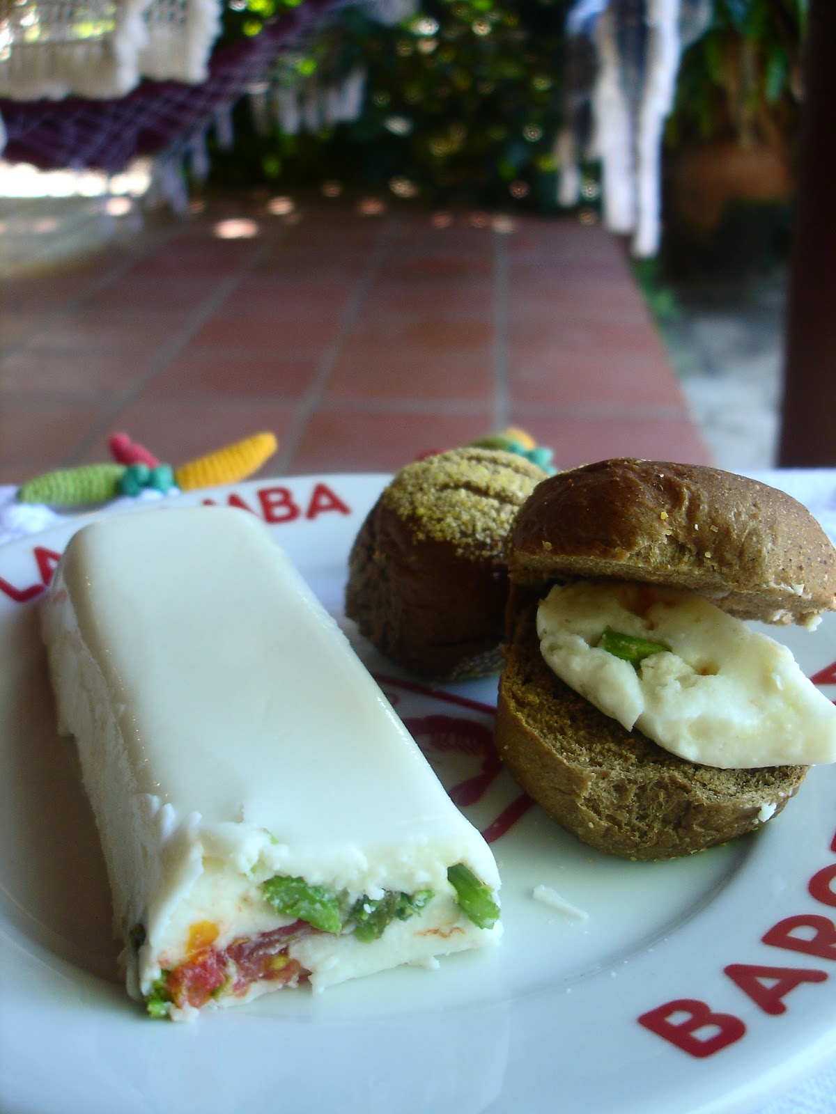 Mamãe tá na cozinha Terrine de queijo de cabra