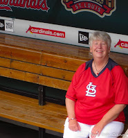 Mary Beth Granger at the St. Louis Cardinals Spring Training site in Jupiter, Florida