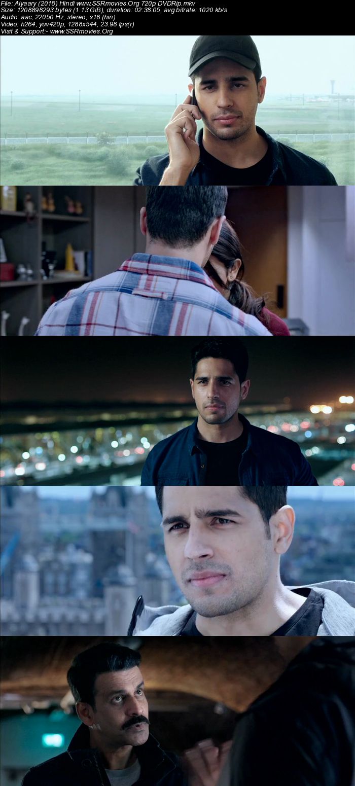 Aiyaary (2018) Hindi 720p DVDRip