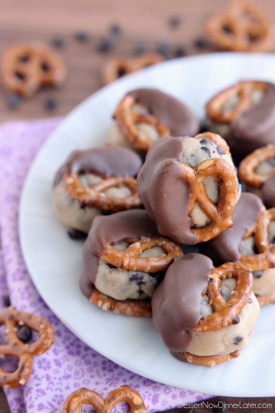 Cookie Dough Pretzel Bites Easy Recipe and DIY Tips