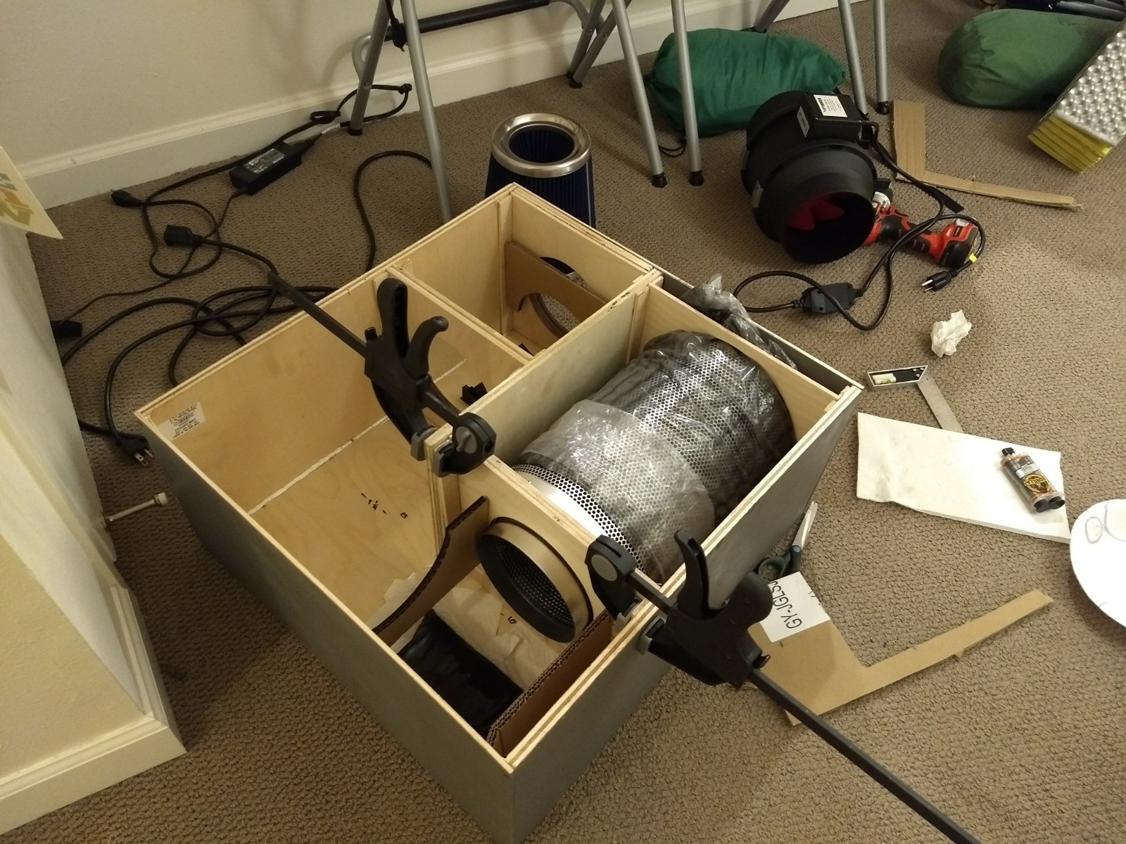 Kevin's Random Projects DIY Laser Fume Extractor