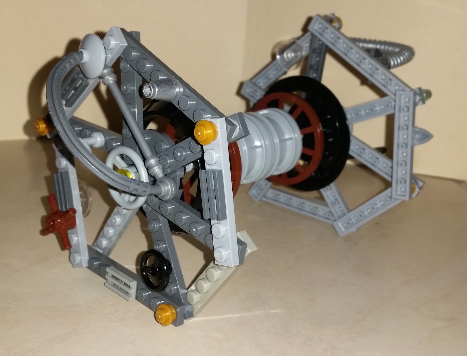 Homemade Lego Advent Calendar 2015 Day 24 Steampunk Tie Fighter homemade-lego-advent-calendar-2015-day-24-steampunk-tie-fighter