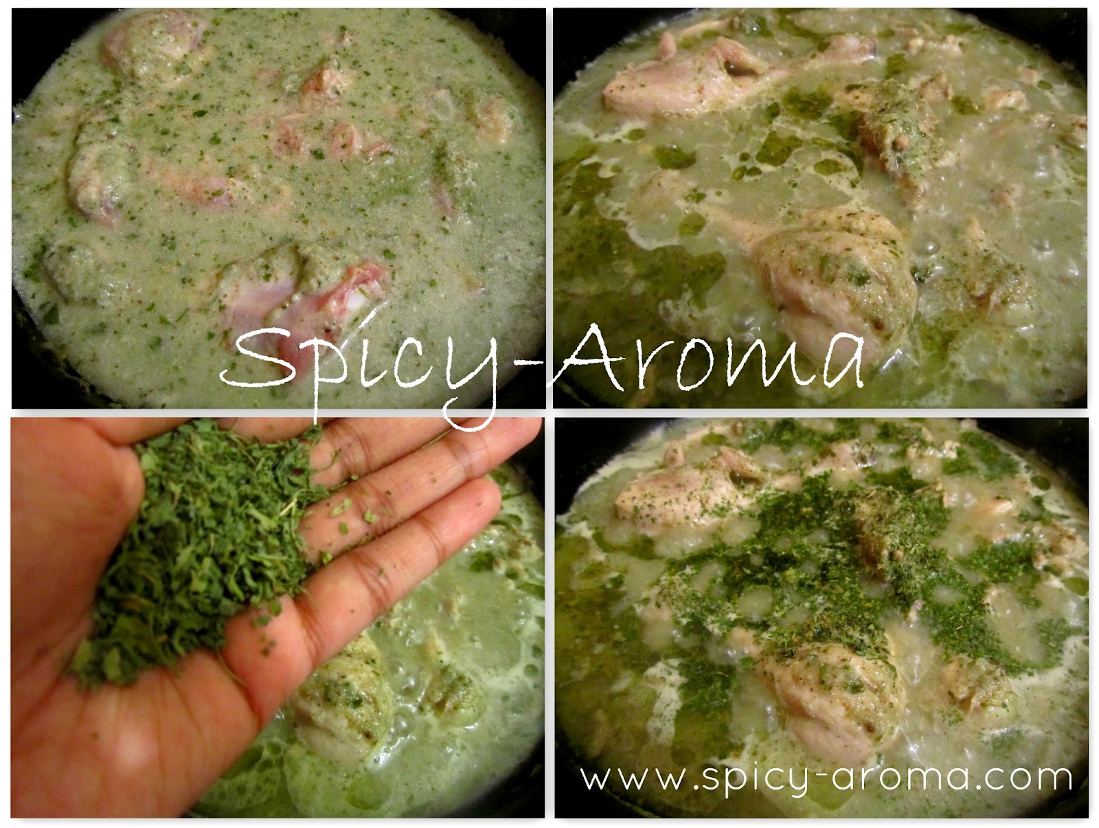 Dahi Methi Murg (Chicken Curry in Dried Fenugreek Leaves and Yogurt