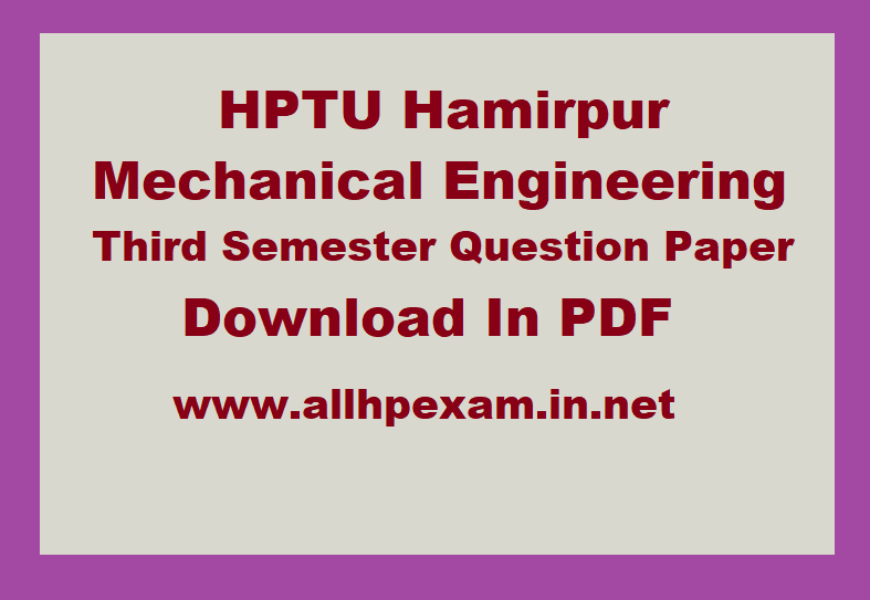 Machine Drawing Diploma 3rd Sem Question Paper