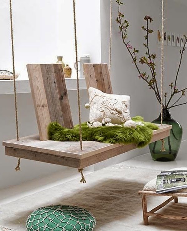 Wooden swing for indoor and outdoor use!