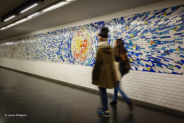 mosaïque de claude maréchal - cluny la sorbonne © Laura Prospero