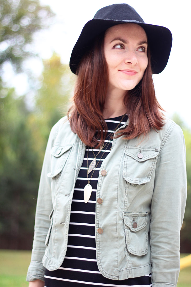 Style: A hat and some stripes | The Cream to My Coffee