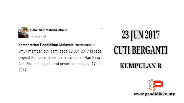 Cuti 23 jun