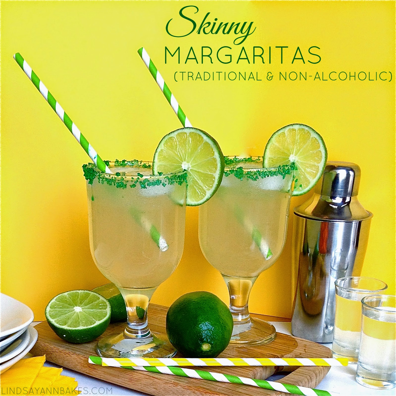 Skinny Margaritas (Traditional & NonAlcoholic) The Lindsay Ann