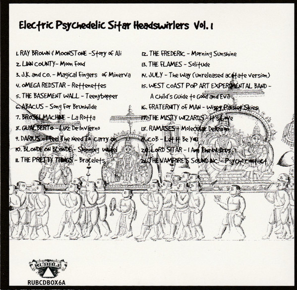 ENTRE MUSICA ELECTRIC PSYCHEDELIC SITAR HEADSWIRLERS Vol. 1 Varios artistas
