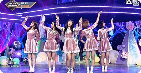 오마이걸 비밀 정원 단체 안무.gif | 인스티즈