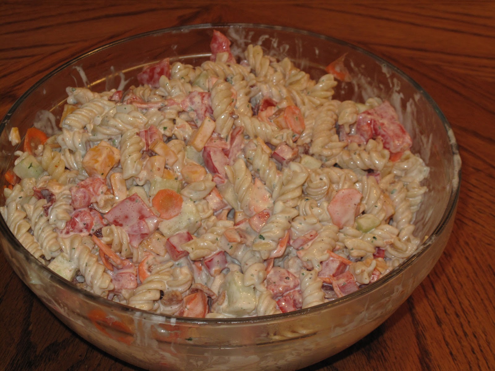 BJ Brinker's Home Cooking Bacon Vegetable Pasta Salad
