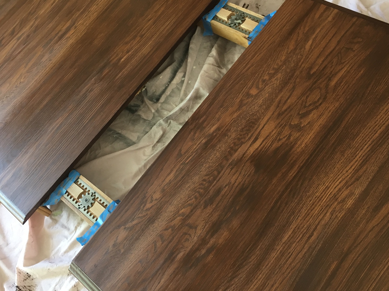 Just Another Hang Up Furniture Refinishing Oak Kitchen Table Part 1