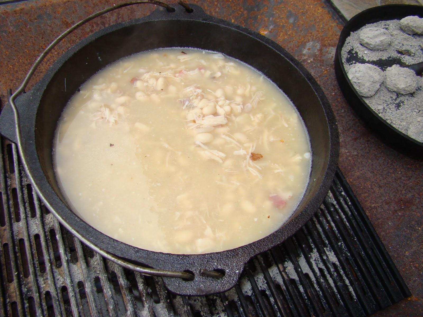 Our Treasured Home Dutch Oven White Bean Chili