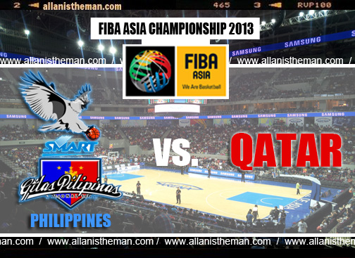 FIBA Asia 2013: Gilas Philippines vs Qatar