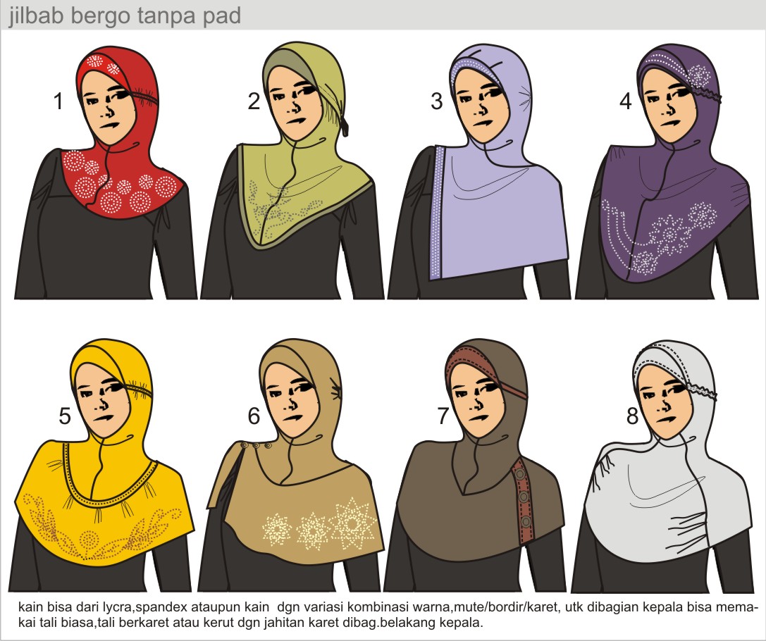 arabian hijab designs