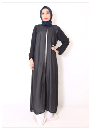 Kumpulan Model Baju Jubah Bordir Muslim Wanita 2019
