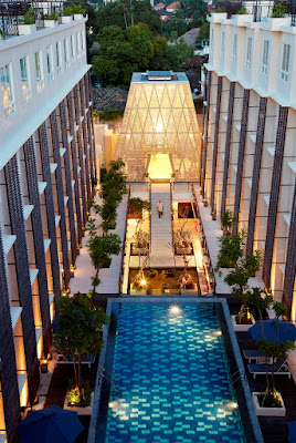 tampak atas hotel Ananta Legian Bali