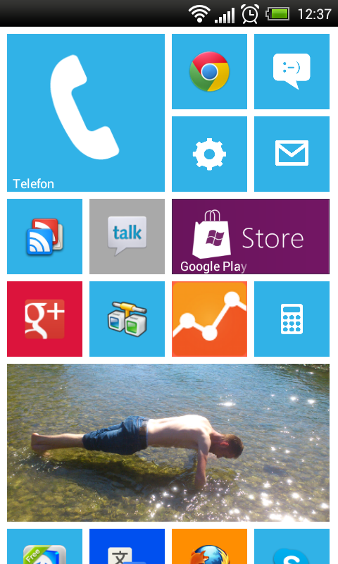 Android Telefonunuza Windows 8 Teması kurun! - Launcher Windows 8 | Rooteto