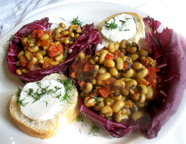 black eyed pea Indian salad