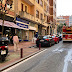 Media docena de atendidos por humo en el incendio de la cocina de un restaurante