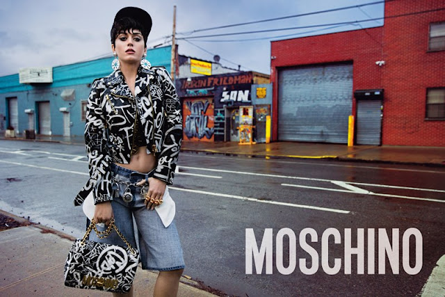 MOSCHINO Autumn Winter 2015 2016, Moschino, Katy Perry, creative director, Jeremy Scott, photographer, Inez, Vinoodh, stylist, Carlyne Cerf De Dudzeele, hair Garren, make-up, Sammy Mourabit