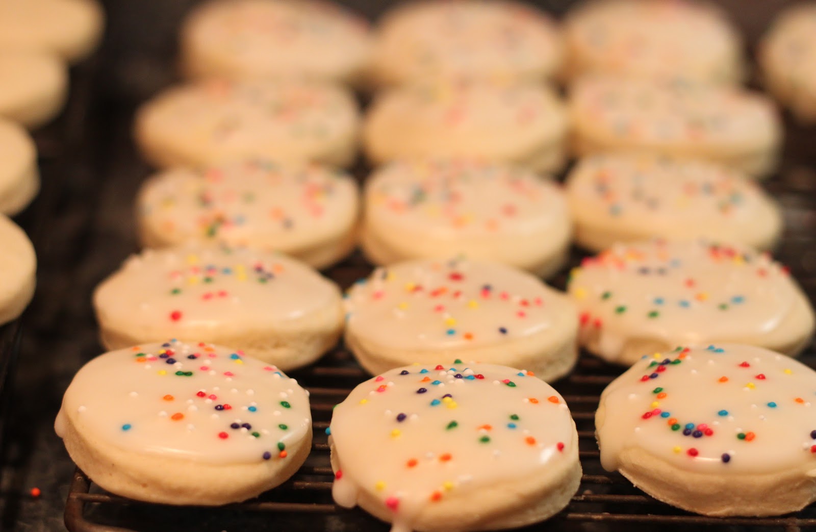 Good Clean Fun Sour Cream Cookies with Cream Cheese Icing