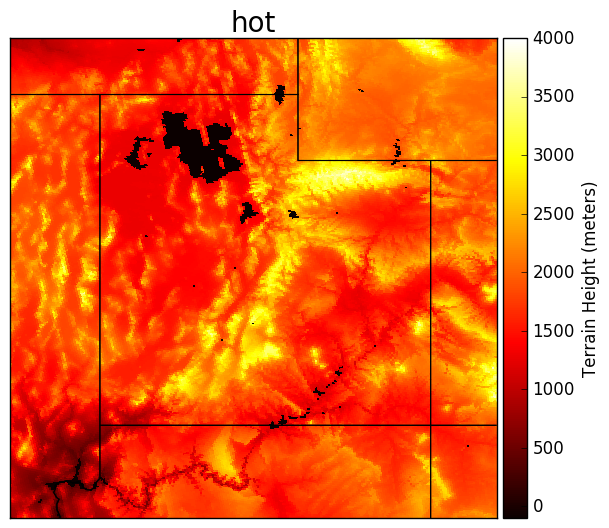 Brian Blaylock's Python Blog: python colormaps