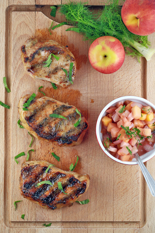 Recipe Grilled Pork Chops with Honey Mustard Glaze
