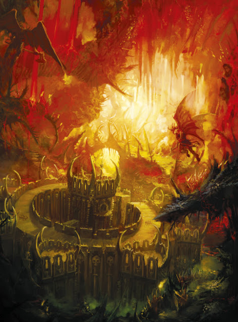 Warhammer age of sigmar epic khorne artwork battle ilustration fantasy 3